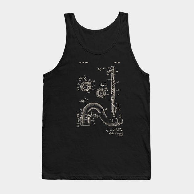 Bass Clarinet Clarinetist, Woodwind Musician Orchestra Tank Top by Closeddoor